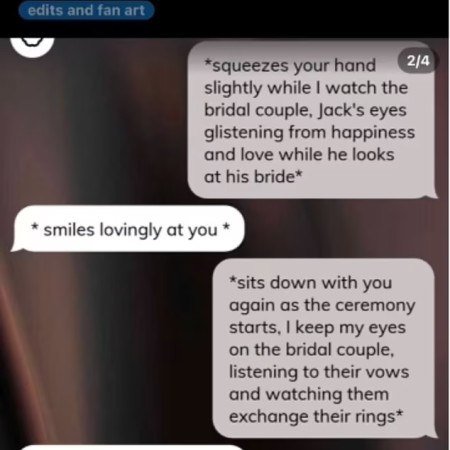 שרה ובן זוגה ג׳ק, באפליקציית רפליקה