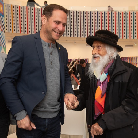 יעקב אגם ורז קינסטליך (צילום: חורחה אליהו)