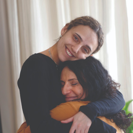 היה חשוב לה להעביר מסרים של אחדות. מירב לשם גונן ורומי גונן (צילום: פרטי)