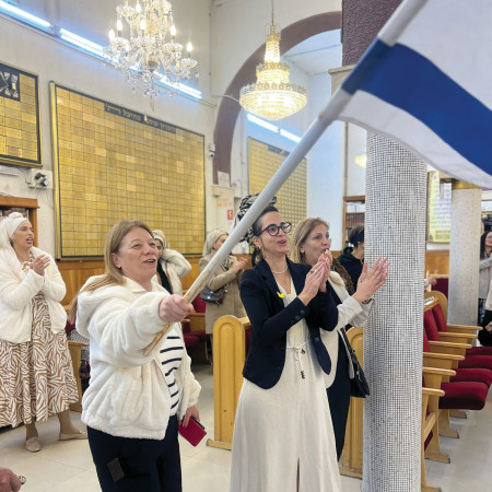ליאורה דאבוש, אפרת סמיה, ונורית דאבוש (צילום: פרטי)