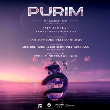 מסיבת פורים 2025 גגרין מילניום