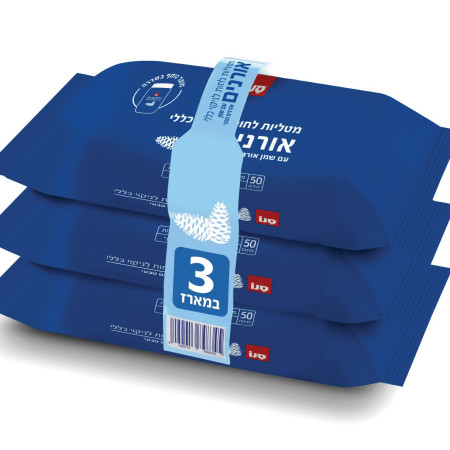 מטליות לחות עם שמן אורנים - סנו (צילום: יח''צ)