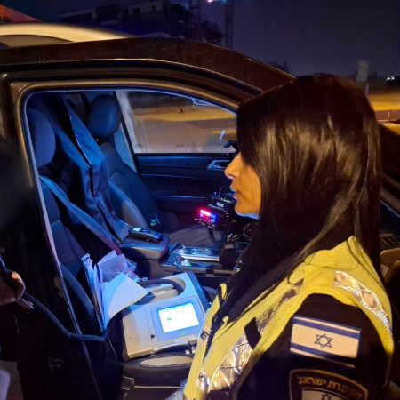 פעילות אכיפת תנועה במרחב דן (צילום: דוברות המשטרה)