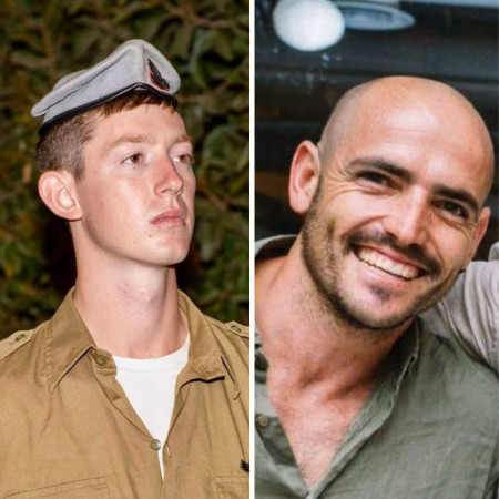 רס״ם (מיל׳) חן גרוס וסמ''ר יואב רוור ז''ל (צילום: דובר צה''ל,באדיבות המשפחה)