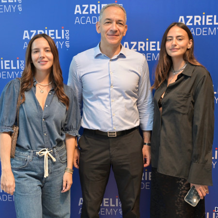 ליבר בלילתי, רון אבידן ואלינור קופלר (צילום: דויד ששון)