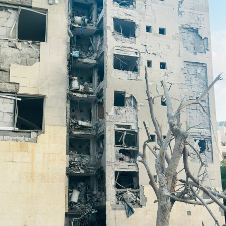 פגיעה ישירה בבאר שבע