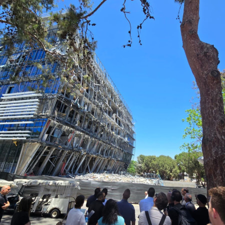 מימדי ההרס במכון וייצמן לאחר פגיעת הטיל האיראני