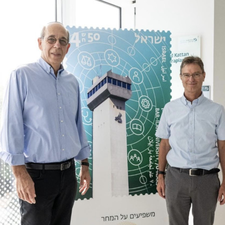 דוד לרון ואריה צבן (צילום: יובל יוסף)