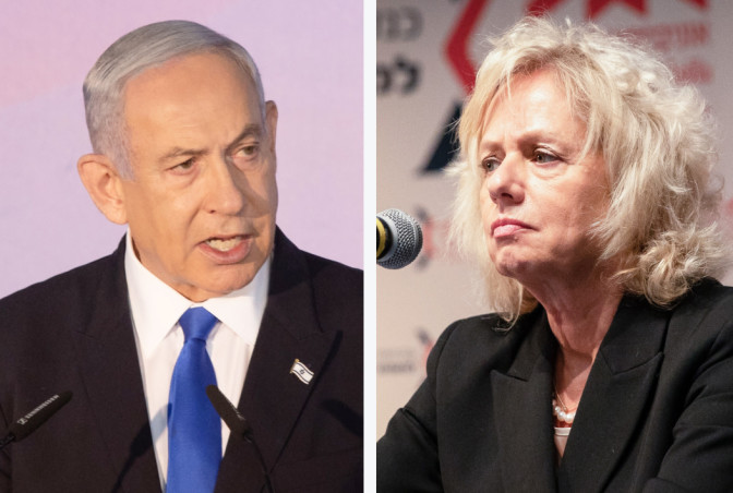 בנימין נתניהו, גלי בהרב-מיארה (צילום: אלכס קולומויסקי, פול ידיעות אחרונות,שיר תורם פלאש 90)