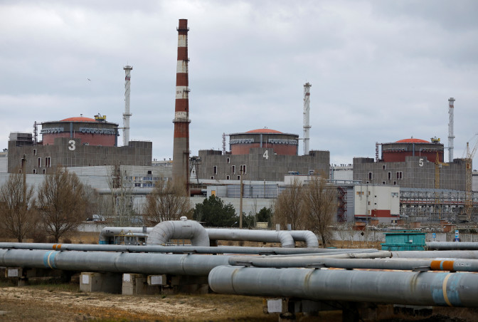 תחנת הכוח הגרעינית זפוריז'יה (צילום:  REUTERS/Alexander Ermochenko)