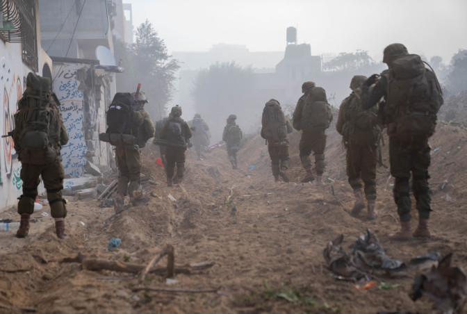 חרבות ברזל - כוחות צה"ל ברצועת עזה (צילום: דובר צה"ל)