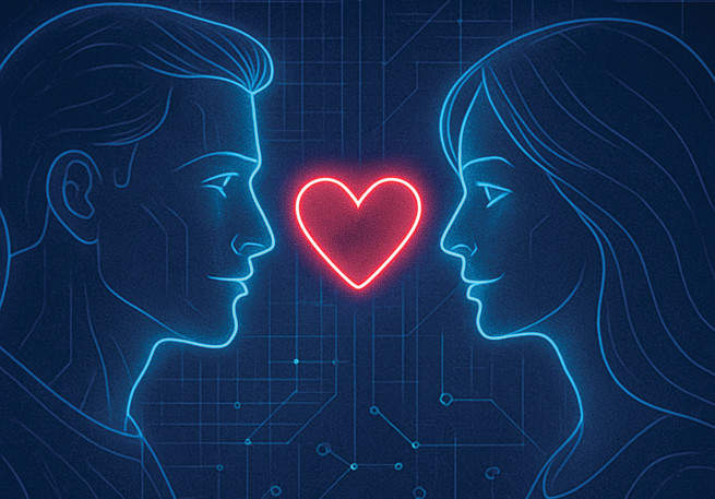 ה-AI משתלט על תחום ההיכרויות (צילום: AI)