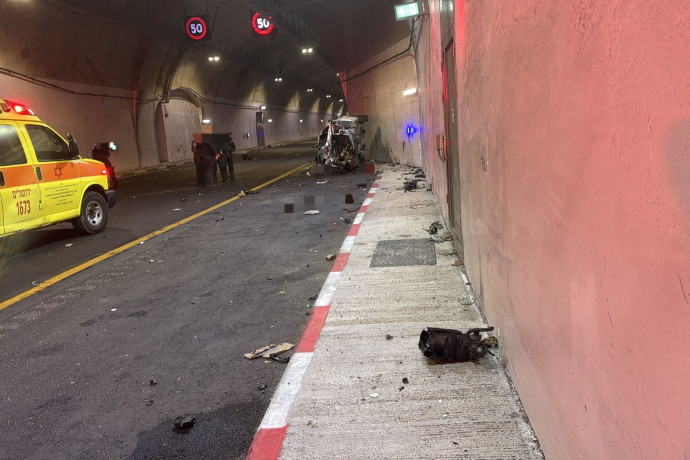 הקטל בכבישים ממשיך: צעיר בן כ-20 נהרג בהתהפכות רכבו בכביש 1