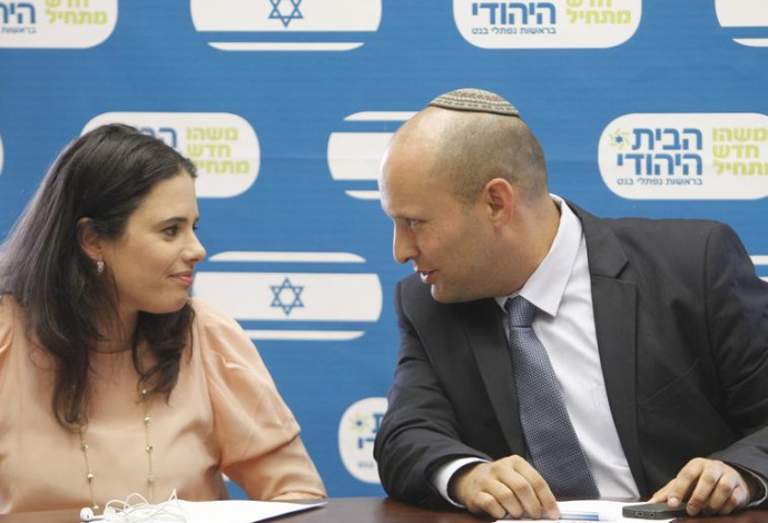 איילת שקד ונפתלי בנט (צילום:  פלאש 90)