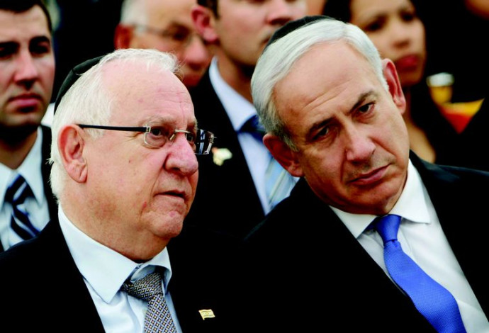 בנימין נתניהו וראובן ריבלין  (צילום:  מרים אלסטר, פלאש 90)
