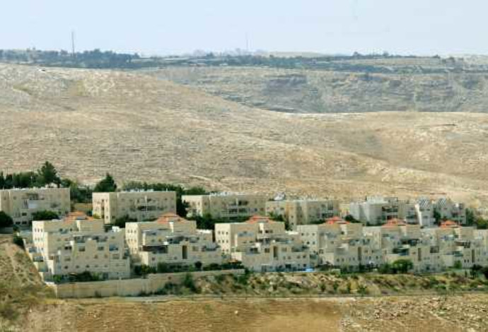 בנייה ביהודה ושומרון (צילום:  פלאש 90)