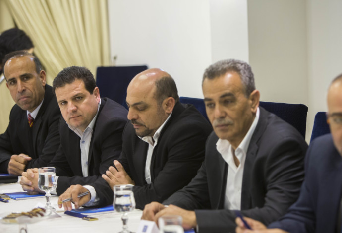 הרשימה המשותפת (צילום:  יונתן זינדל, פלאש 90)