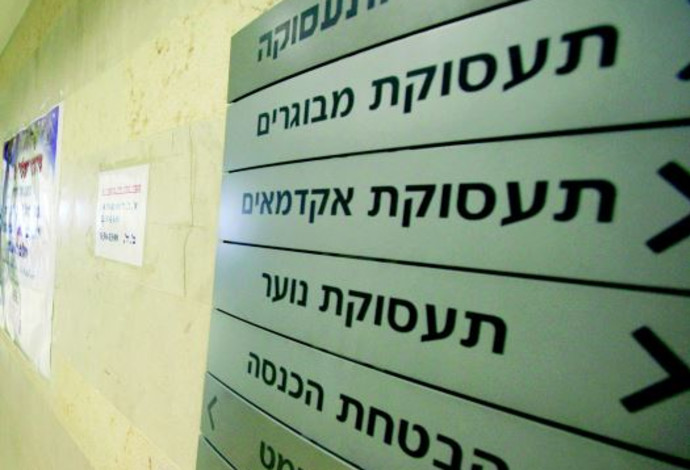 לשכת התעסוקה בירושלים (צילום:  יוסי זמיר פלאש 90)