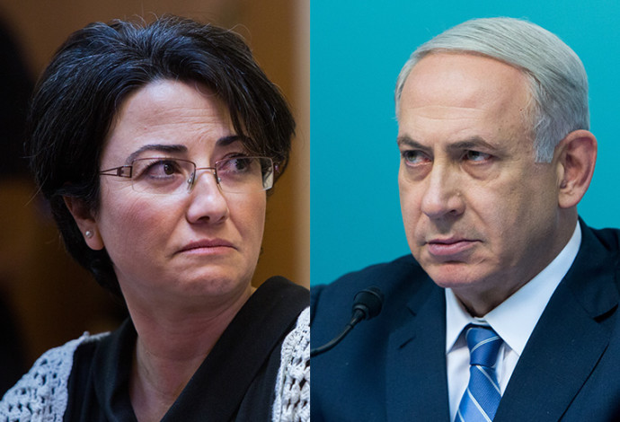 בנימין נתניהו, חנין זועבי (צילום:  פלאש 90)