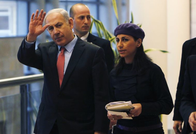 פרח לרנר עם ראש הממשלה בנימין נתניהו (צילום:  רויטרס)