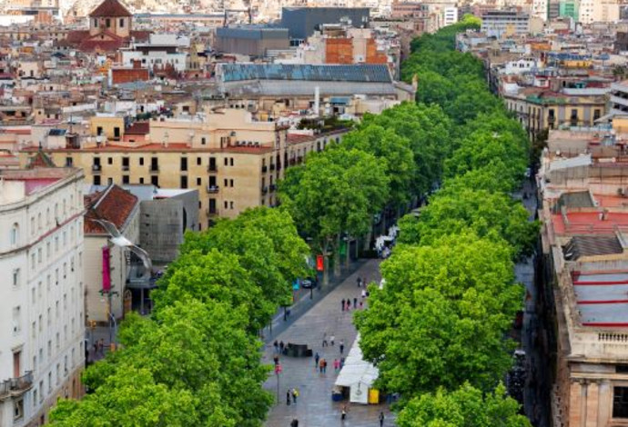 הרובע הרמבלה בברצלונה (צילום:  dreamstime)