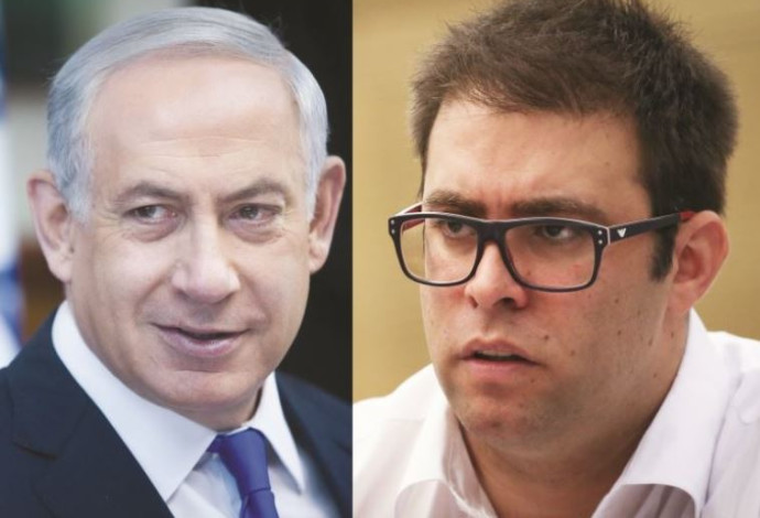 אורן חזן ובנימין נתניהו (צילום:  פלאש 90)
