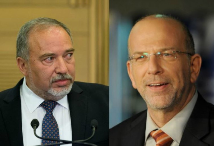 ירון דקל ואביגדור ליברמן (צילום:  פלאש 90)