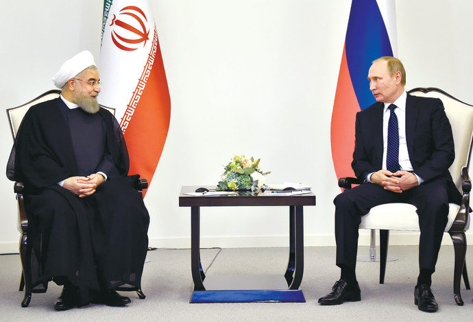 מנהיגי רוסיה ואיראן, פוטין וחמינאי (צילום:  רויטרס)