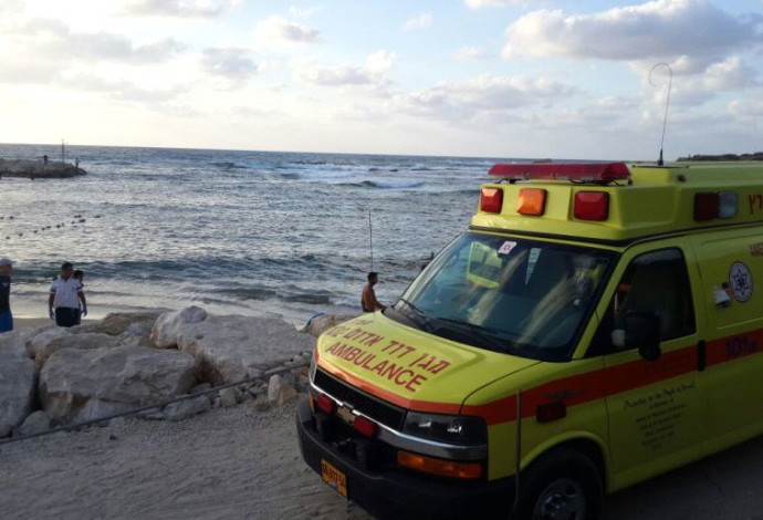 טביעה (צילום:  תיעוד מבצעי מד"א)