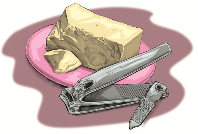 חמאה ואבן (צילום:  איור: אורי פינק)