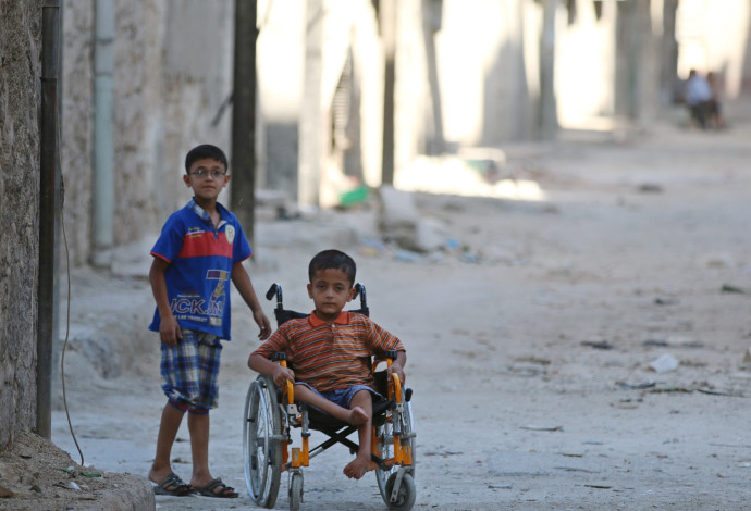 ילדים בחלב, סוריה. ארכיון (צילום:  רויטרס)