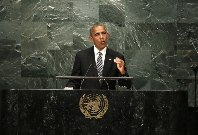 ברק אובמה בעצרת האו"ם (צילום:  רויטרס)