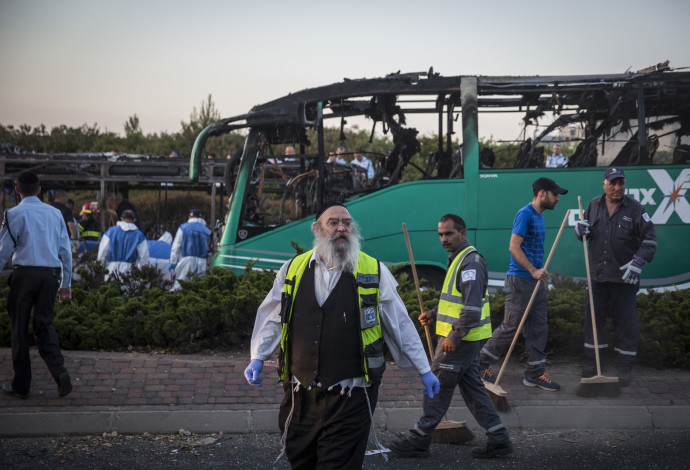 פיגוע באוטובוס בירושלים - ארכיון (צילום:  הדס פרוש , פלאש 90)