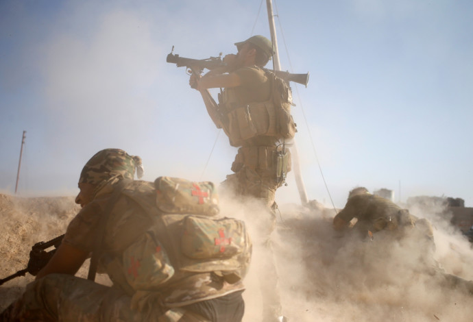 כוחות מיוחדים של צבא עיראק במוסול  (צילום:  רויטרס)