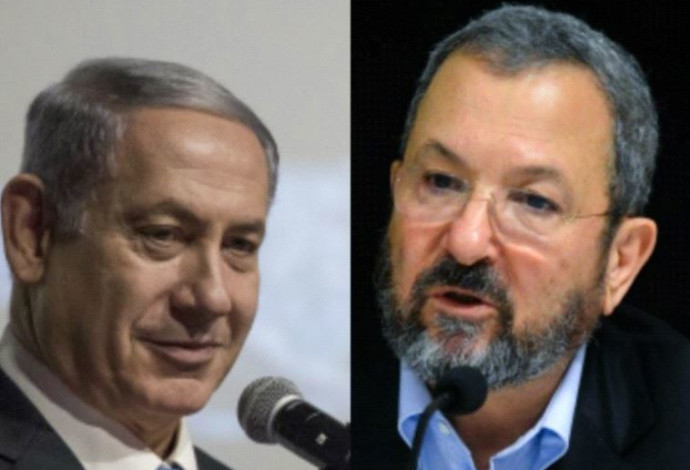 אהוד ברק ובנימין נתניהו (צילום:  פלאש 90)