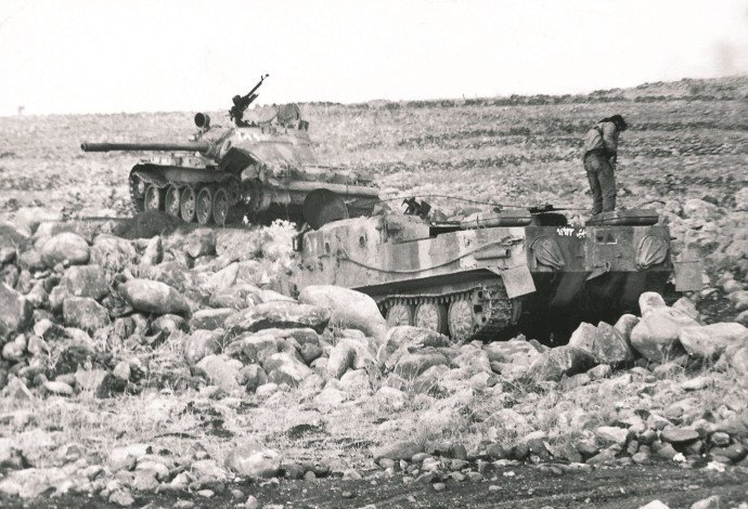 טנקים סוריים ברמת הגולן, מלחמת יום הכיפורים (צילום:  יעקב ארז)