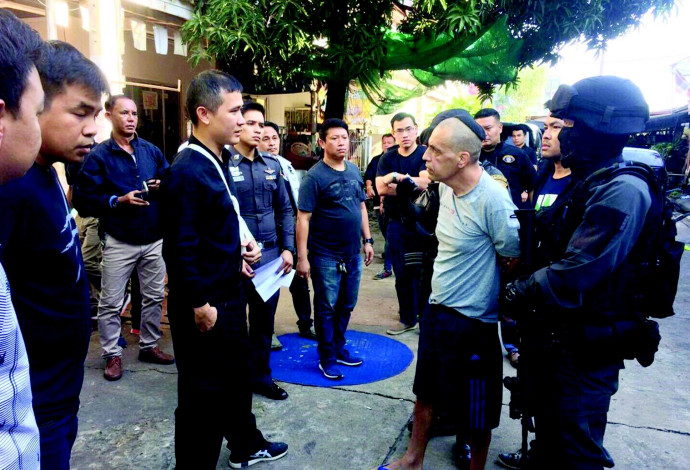 מעצר שמעון ביטון בתאילנד  (צילום:  bangkokopost.com)