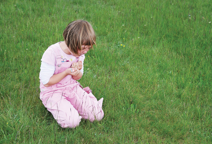 ילדה בוכה, צילום אילוסטרציה (צילום:  אינגאימג)