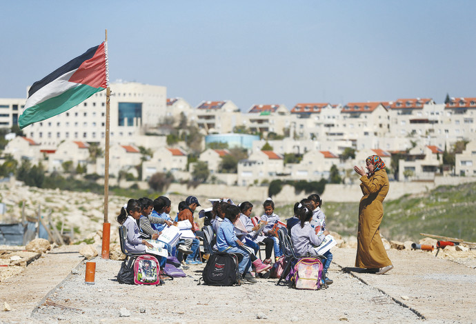 שיעור פלסטיני בשטח C (צילום:  רויטרס)