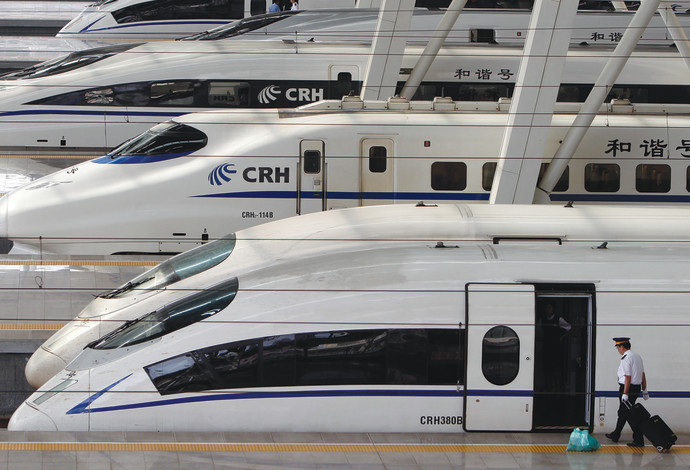 רכבת "קליע", רכבת מהירה בסין (צילום:  רויטרס)