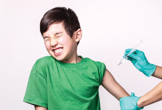 ילד מקבל חיסון, אילוסטרציה (צילום:  אינג אימג')