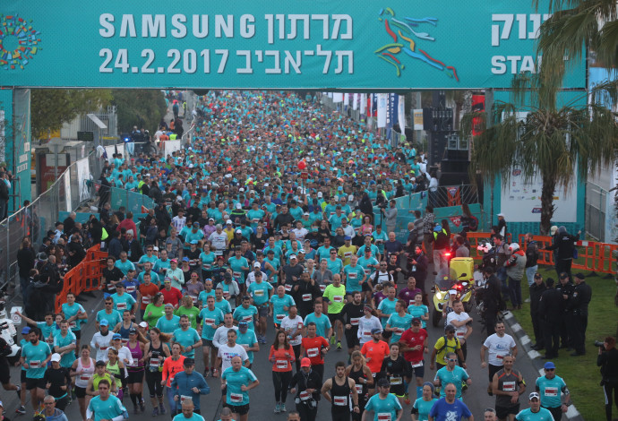 מרתון תל אביב (צילום:  רונן טופלברג)