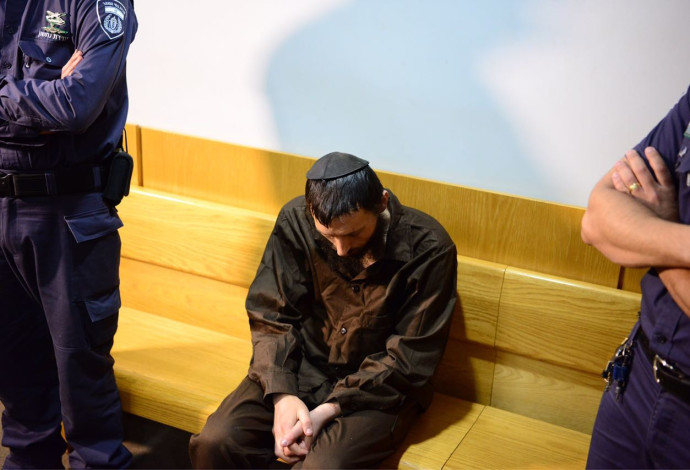 הארכת מעצר לרוצח מטבריה מאיר גולדשטיין  (צילום:  מאיר וקנין)