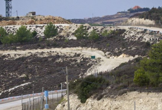 גבול לבנון ישראל (צילום:  פלאש 90)