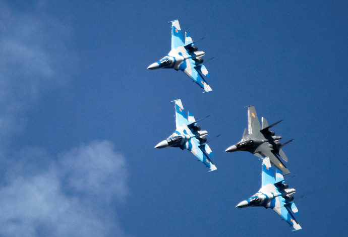 מטוסי סוחוי 27 של חיל האוויר הרוסי (צילום:  רויטרס)