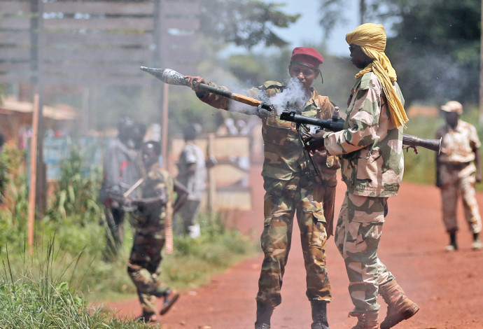 חיילים ברפובליקה המרכז־אפריקאית (צילום:  רויטרס)