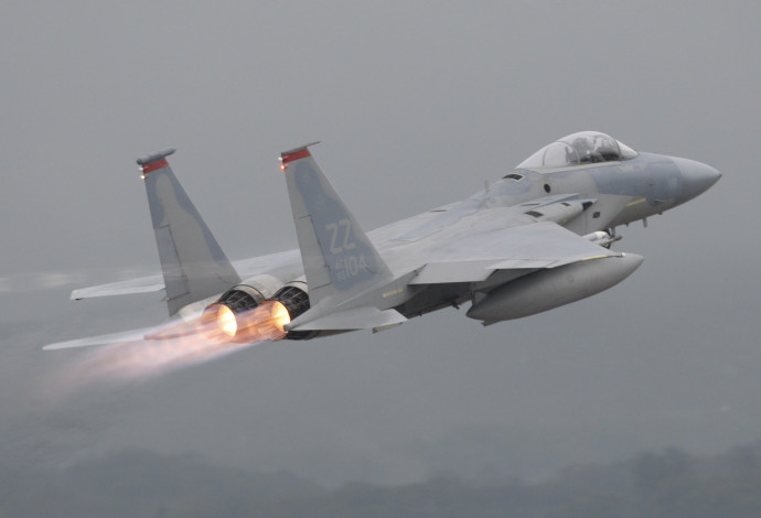 מטוס F-15 אמריקאי (צילום:  רויטרס)