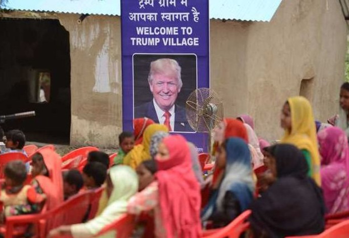 כפר טראמפ בהודו (צילום:  צילום מסך)