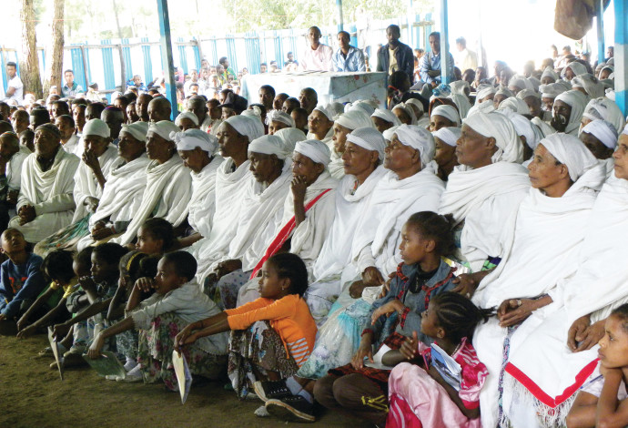 בני הפלשמורה בגונדר שבאתיופיה  (צילום:  עמותת "התקווה")