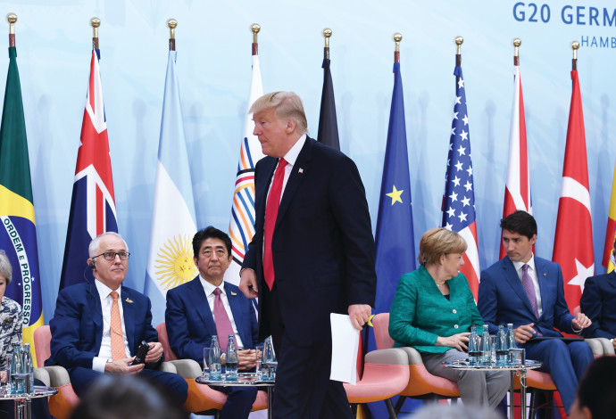 טראמפ בוועידת ה-G20 (צילום:  רויטרס)